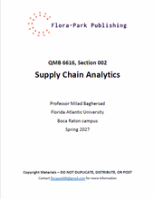Load image into Gallery viewer, QMB 6616 Supply Chain Analytics Spring 2027 Florida Atlantic University Dr Milad Baghersad