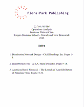 Load image into Gallery viewer, 22:799:580/586 Operations Analysis 2026 Rutgers University Professor Weiwei Chen