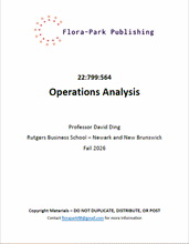Load image into Gallery viewer, 22:799:564 Operations Analysis Fall-2026 Rutgers University Professor David Ding