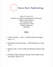 Load image into Gallery viewer, MDA 579 BUS 572 Analytics in Logistics Management and Sourcing / Supply Chain Analytics Fall 2026 DR Gong