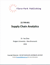 Load image into Gallery viewer, 22:799:601 Supply Chain Analytics 2026 RBS DR Zhao