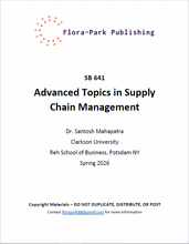 Load image into Gallery viewer, SB641 Advanced Topics in Supply Chain Management Spring 2026 Professor Santosh Mahapatra Clarkson University