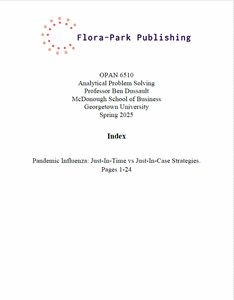 OPAN 6510 Analytical Problem Solving Spring 2025 Georgetown University Professor Ben Dussault