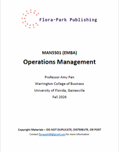 Load image into Gallery viewer, MAN5501 Operations Management 2026 University of Florida DR AMY PAN