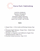 Load image into Gallery viewer, MAN5501 Operations Management 2025 University of Florida DR PAN