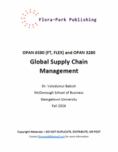 Load image into Gallery viewer, OPAN Global Supply Chain Management Fall 2026 Georgetown University Dr Babich