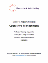 Load image into Gallery viewer, MAN5501 Operations Management 2025-26 University of Florida DR Tharanga Rajapakshe