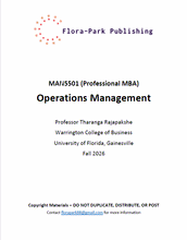 Load image into Gallery viewer, MAN5501 Operations Management 2026 University of Florida DR Tharanga Rajapakshe